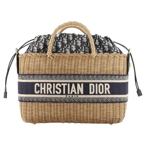 christian dior basket bag|christian dior paris tote bag.